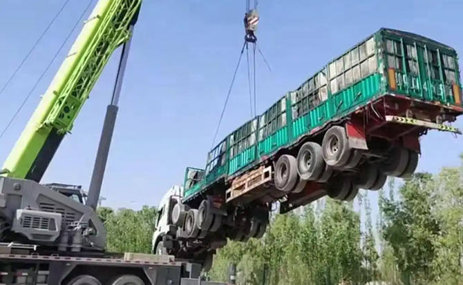 康保道路脱困救援案例